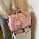 Travel bag women's handbag large capacity light portable to be delivered storage short-distance swimming fitness packaging clothes duffel bag rice white