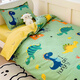 Yunjin Klasse A Baumwollkinder -Quilt -Cover einzelner Teil 100% reines Baumwollkindergarten Cartoon Quilt Cover 120x150 cm Dinosaurierwelt