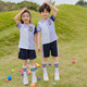 童然小学生班服夏装短袖运动服套装红色英伦学院风毕业校服幼儿园园服 9902款短袖+短裤 100 码