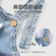YouQi Baby Chounts Summer Baby Girl 2025 Детские летние повседневные брюки милые джинсовые шорты.