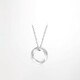 Dirholl Möbius strip PT950 platinum necklace women's necklace Valentine's Day birthday gift for girlfriend and wife PT950 platinum chain + platinum pendant exquisite gift box