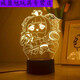 Village de Shantoulin Danzi Party Night Light Ornement 3d Baker Dongdong Sheep Apple Peripheral Doll Ambient Light Childre