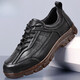 Région occidentale Camel 100% Top Layer Chaussures en cuir en cuir décontracté Chaussures en cuir de sport pour hommes Souppe à la semelle douce et à la semelle de bœuf Tendon de bœuf à usure Sole Sole Cuir Chaussures Jaune 9905 41