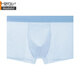 Modal adolescente adolescente Boy Ice Seda Seda sin alivio Antibacterial Boxer Pantalones Pantalones Masculino Junior y Senior High School Primavera y verano pantalones cortos transpirables 6296 4 piezas Únicas 3xl (68-80Jin [Jin equivale a 0.5 kg])