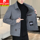Veste en laine de laine de luxe Pierre Cardin Pierre pour hommes Hiver Couteau en nylon double face à double face veste en laine intérieure amovible pour hommes Laine de laine kaki épaisse XL (recommandée 120-135 Jin [Jin est égal à 0,5 kg]))