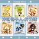 Niedliches Qibao-Keksmann Königreich um Chongya Cookie Man Kingdom Jingui Cookie mit kleinem Spiegel-Mini-Schüler Chongya Cookie Man-Mb11149 Doppelseitiges Bild