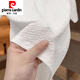 
Pierre cardin 2025 new summer ice silk texture embroidered round neck men short-sleeved fashionable half-sleeved versatile light luxury T-shirt men [summer short-sleeved] 6628 white M 80-105Jin [Jin equals 0.5 kg]
