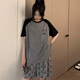 Xushansi new pajamas for women in summer cute shorts and shorts plus size Internet celebrity style wear pullover summer suit home clothes 679 green dinosaur M Recommended 80-90Jin [Jin equals 0.5 kg]