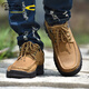Camel Dynamic Work Schuhe Herren lässig Outdoor Mountaineering lässige Lederschuhe mit großen Head-Leder-Schuhen mit echten Ledervatern.
