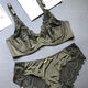 
Shan Nanwei [2694 people] European and American sponge-free sexy 200Jin [Jin equals 0.5 kg] Large size bra set, gather fat MM, brick red single piece bra 75D