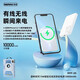REMAX15W Charge rapide Magsafe Magnetic Wireless Power Bank Mobile Power Bank 10000mAh 10000mAh Cangyan Ash RPP-695MAGSAFE MAGLE MOBILE TÉLÉPHONE /