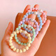 
Mo Pan's new Doudou hair ring sports head rope high ponytail hair rope high elastic durable rubber band women's hair tied accessories DK9898 Doudou hair rope [Shallow coffee 5 sets]