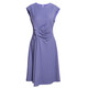 
ROEYSHOUSE rosy saffron purple waist dress 2025 summer new style sleeveless knitted skirt 11975 purple 2XL