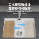 
BoBI ceramic under counter basin square wash basin with washboard washing basin balcony wash basin embedded sink 854 under counter wash basin (60*45*24cm)