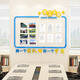 Yonghuan Angestellter Stil kultureller Wandteam -Team -Bild -Display Wall Office Board Wall Aufkleber Firmenwanddekoration 3879a Magnetisch Board Super groß