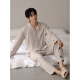 Residentes estadounidenses 2025 Nuevo pijama masculino en primavera y otoño Moda de manga larga