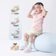 Shepherds Babyschuhe 2025 Sommer neue Style Jungen Sandalen Original Cartoon Panda Kleinkind Girls 'Schuhe weicher Sohle Süßes Kaninchenpulver 22 Schuhe Länge 15,0 cm/geeignet für Fußlänge 14,7 cm