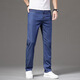 
COLORFUL GEMS thin ice silk jeans men's light blue loose straight stretch trousers FXX 9767 light blue 29