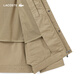 LACOSTE [MISMO MODELO DE WANG YIBO] Ropa para hombres de cocodrilo francés 25 Versión estándar de primavera y verano Jaqueta ejecutiva resistente al agua BH7027 CB8/Camel L (185) 54