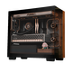 AMD Ryzen R7 7800X3D/RX9070XT graphics card 5080 walnut sea view room designer game live broadcast desktop computer host assembly computer DIY complete machine AIPC configuration 丨 R7 7800X3D/9060XT 16G