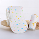 Chengyang baby diapers pure cotton breathable newborn baby meson cloth gauze washable cotton ring diapers peanut type waterproof 5 strips three-layer white rectangle M code