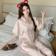 Modal ice silk pajamas for women in 2025 summer new short-sleeved trousers sweet summer thin home clothes for women high quality-YFY9905 [short-sleeved trousers] M [Suggested 80-100Jin [Jin equals 0.5 kg]]