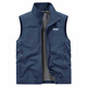 Jeep Spirit Jeep Vest Spring et automne mince haut de gamme de couleur unie haut de gamme Collier de cheval extérieur pour hommes Veste de chevaux pour hommes Bresth-White XL (recommandée 155 Jin [Jin est égal à 0,5 kg]))