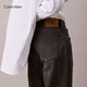 Calvin Kleinjeans [Réplica de la serie 90] 25 Jeans rectos de Spring and Summer New Men's CK Retro 4RB702G W0J-Denim Gray 29