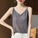 Gemila Knited Scoussen Gile pour femmes 2025 Été Nouveau style intérieur sans manches français arrière back top blanc xl 125-140jin [Jin est égal à 0,5 kg]