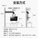 欧派诺油烟机家用厨房大吸力吸油烟机小尺寸脱排抽烟机小户型侧吸式抽油烟机单双电机烟机灶具套装 500MM单电机按键款（不带围板）限单灶使用 自行安装