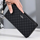 Goldlion wallet men's long wallet double zipper large capacity handbag men 2025 new fashion clutch men's coin wallet double zipper large capacity
