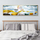 Tongdi Modern Simple Bedroom Decoration Peinture Nordic Style Salle PEINTURE PEINTURE COMPLET Hôtel B&B Hôtel Elk peinture de suspension 03 Jiahe Fugui 12147 Crystal Porcelain Painting 200 * 60 Recommandation de lit de 2 mètres personnalisé en cadre noir