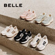 百丽（Belle）女鞋子厚底运动鞋新款休闲鞋跑道阿甘鞋3E829CM4 绿色 34