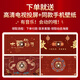 CLCEY结婚新娘坐福垫百福刺绣红色加大喜垫早生贵子女方出嫁压床福垫被 金边百福 坐福被金边刺绣_9898c