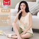 Catman (MiiOW) sleeveless pajamas with chest pads for women in summer new Korean style casual vest shorts dormitory home F-9859 [fixed chest pad] M Recommended 80Jin [Jin equals 0.5 kg]-100Jin [Jin equals 0.5 kg]