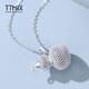 TTMIX women's pt950 platinum pendant hollowed out gold gourd fashion pendant for girlfriend large size 5.1-5.3g