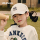 MLB男女棒球帽子成人儿童硬顶刺绣皱眉熊25新款7ACPC054N-50CRD-F2
