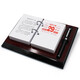 Shantoulin Village Customized 2025 Holzkalender Kalender Rahmen Firma Geschenk Chef Einfache Business Notes Kalender Büroschreiberhalter 25 Jahre 1316 Holzrahmen + Große chinesische Studien Core-No Pen