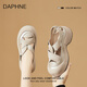 Daphne Daphne dicke Lochschuhe für Frauen für Frauen im Sommer 2025 Neue kleine, lässige Strandsandalen und halbe Hausschuhe