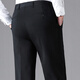 Pier Cardan trousers men's spring and summer thin middle-aged men's high elastic non-iron comfortable straight pants casual breathable suit pants F9906 blue 35 (2.8 feet waist)