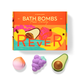 REVER turn bath bomb bath ball bath ball essential oil bubble bath ball gift for girls fruit gift box 3 pieces