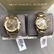 迈克.科尔斯（MICHAEL KORS）mk手表michaelkors三眼大金表猫眼女表钢带女士表MK5798官方旗舰 MK6174/银色 表盘36mm