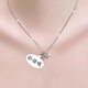 PT950 platinum necklace for women 18 years old, clavicle chain with pendant, Valentine's Day birthday gift for girlfriend, rose flower necklace pendant (white diamond)