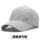 NBA Kids-Nike Summer Herren- und Frauenhüte Sonnenschutzmutter Sonne Hut Outdoor Baseball Cap Schnell trocken atmungsaktive Sonne Baseball Cap Nike NK Weiß Schnelles trockenes Mesh Light Top Cap NK Reflektierende Erwachsene Modell [Größe verstellbar]