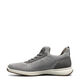 Florsheim boys' casual sneakers, elastic knitted surface, comfortable and breathable, gray 5 Big Kid