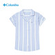 Columbia Frauen im Freien Freizeit bequemes Kurzarm-Revers-Hemd FR6296 FR6296-696 Pink Hygroscopic Schnell Trocken xs