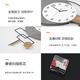 Jiujiuda Uhr Wohnzimmer Leicht Luxus moderne einfache Heim -Esszimmeruhr Hängende Wand Personalisierte kreative Mode -Internet -Promi Dekorative Wanduhr WM844 [100x40cm>