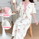 
Summer thin style for pregnant women in summer short-sleeved pajamas breastfeeding hospital room for delivery skirt SY16819 XL Recommended weight within 135 Jin [Jin equals 0.5 kg]