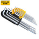 Stanley (STANLEY) 9-piece set of household metric ball head hex wrench 1.5-10mm combination set screwdriver STMT94162