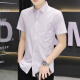 
Hua Jiuqing Guangdong Puning men's high-end shirt short-sleeved middle-aged and elderly summer men's short-sleeved shirt middle-aged thin style without ironing long-sleeved K08-15 black strips + 03 wide blue strips average size 3890-104Jin[Jin equals 0.5 kg]